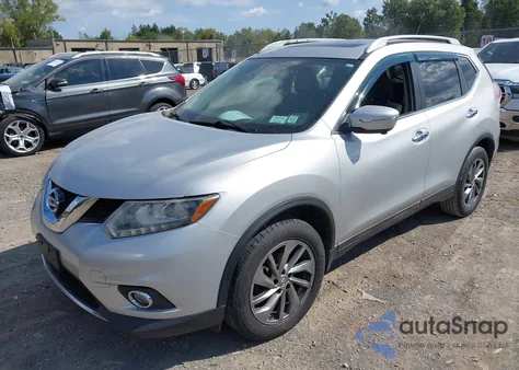 2015 Nissan Rogue Sl z USA, uszkodzony, nr VIN 5N1AT2MV3FC794248